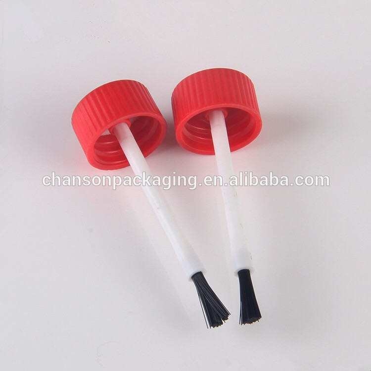 18mm plastic cosmetic nail polish brush cap